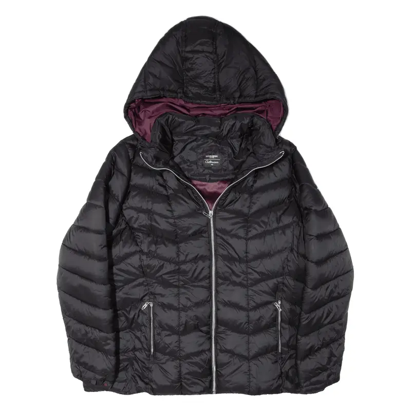 LC WAIKIKI Fleece Lined Puffer Jacket Black Womens M