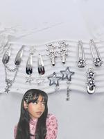 Cute Star Design Hair Clips,  Barrettes, Fashionable Hair Accessories for Women & Girls, Y2k Style Hair Clips for Party, Dail...