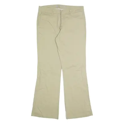 DICKIES Chino Womens Trousers Beige Slim Bootcut W32 L30