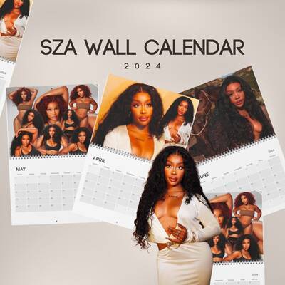Sza 2024 Wall Calendar, Fan Gift, Sza Merch, Sza Art, Christmas Gift
