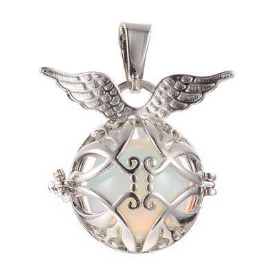 Alloy Cage Pendants