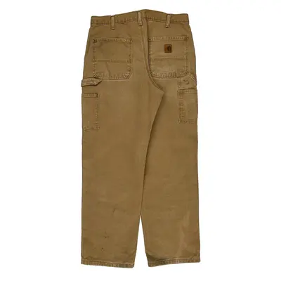 Carhartt Carpenter Trousers - 36? Waist Brown Cotton