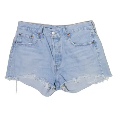 LEVI'S 501 Womens Denim Shorts Blue M W30