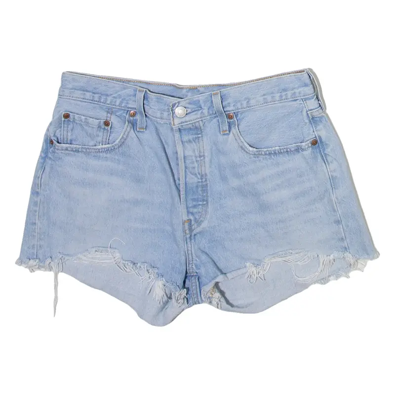 LEVI'S 501 Womens Denim Shorts Blue M W30