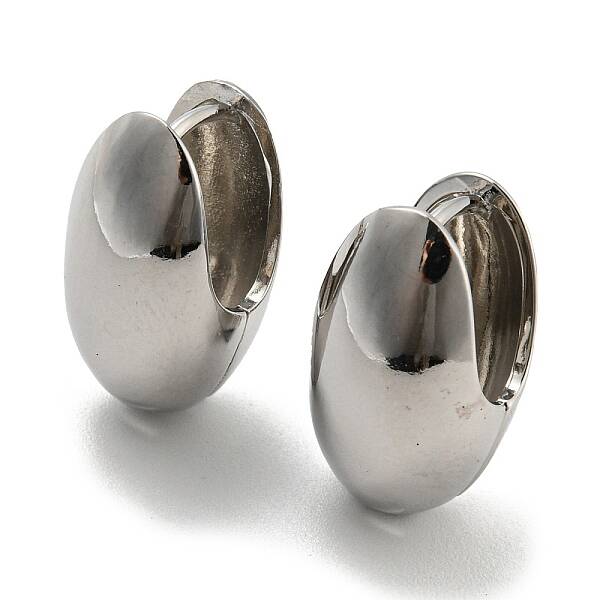 Egg Hoop Earrings