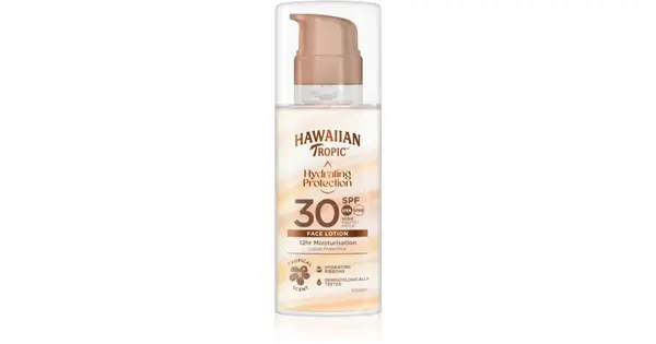 Hawaiian Tropic Silk Facial Sun Lotion air hydration Spf30 50ml