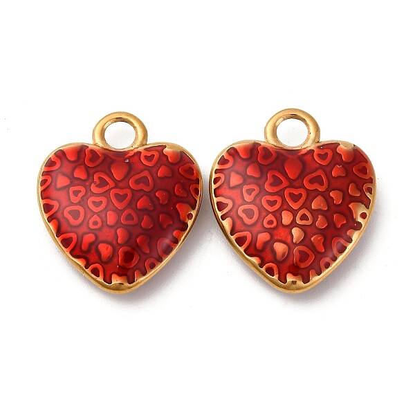 304 Stainless Steel Enamel Pendants