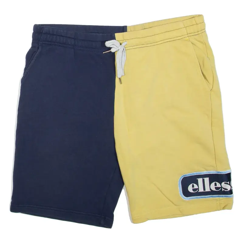 ELLESSE Mens Casual Shorts Yellow Colourblock L W34