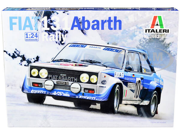 Skill 3 Model Kit Fiat 131 Abarth Rally 10 Winner \