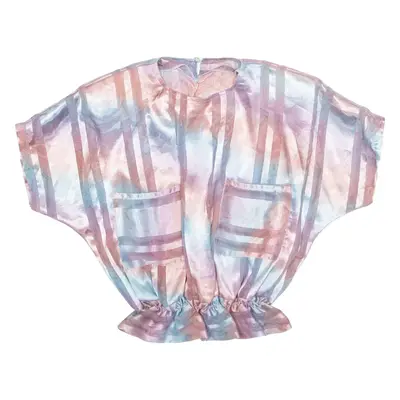 Womens Printed Top Blue Floral M