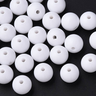 Opaque Acrylic Beads