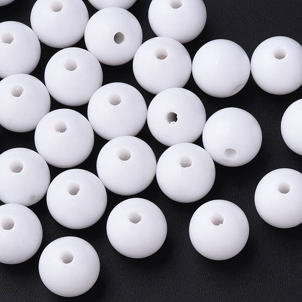 Opaque Acrylic Beads