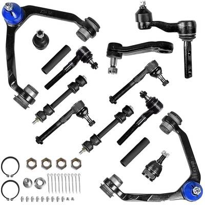 YITAMOTOR® 14pcs 1997-2004 Ford Expedition/F-150/F-250 Front Upper & Front Lower Control Arm Kit