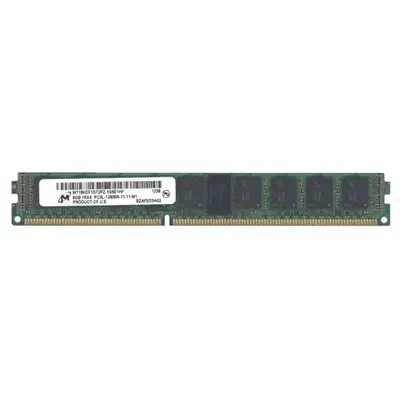 Micron MT18KDF1G72PZ-1G6E1HF | 8GB DDR3-1600MHz PC3-12800 ECC Registered VLP RDIMM CL11 1Rx4 1.35V 240-Pin Memory Module