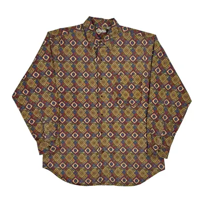 Bugle Boy Patterned Shirt - Large Multicoloured Cotton