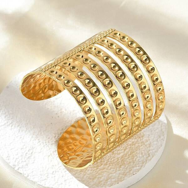 304 Stainless Steel Cuff Bangles for Women