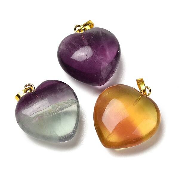 Natural Fluorite Pendants