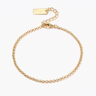 Brass Rolo Chain Bracelets
