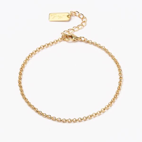 Brass Rolo Chain Bracelets