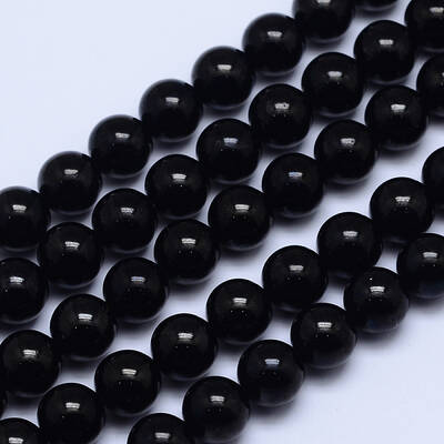 Grade A Natural Tourmaline Round Bead Strands