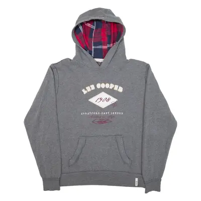 LEE COOPER Stratford East London Womens Grey Hoodie M