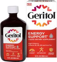Geritol, Liquid Vitamin and Iron Supplement, Energy Support, Contains High Potency B-Vitamins and Iron, Pleasant Tasting, Eas...