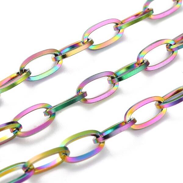 Ion Plating(IP) 304 Stainless Steel Paperclip Chain