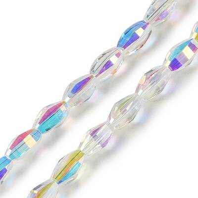 Electroplate Glass Beads Strands