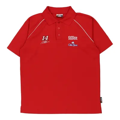 Nascar Polo Shirt - Large Red Polyester