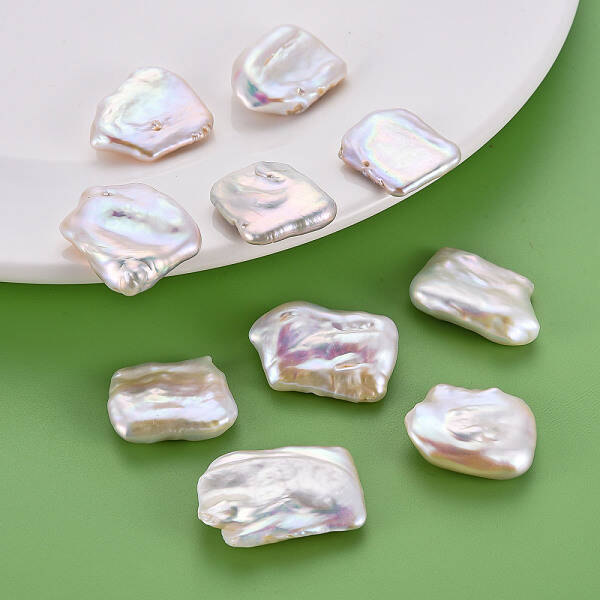 Natural Keshi Pearl Beads