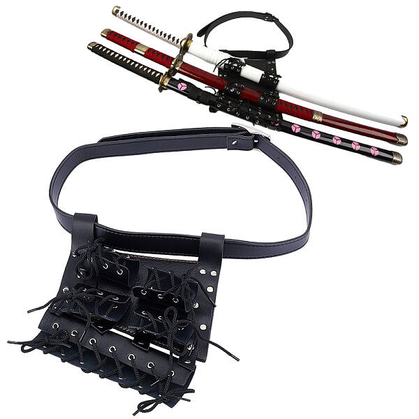 PU Leather with Alloy Waist Fencing Sheath