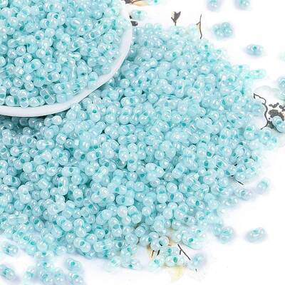 Opaque Colours Luster Glass Seed Beads