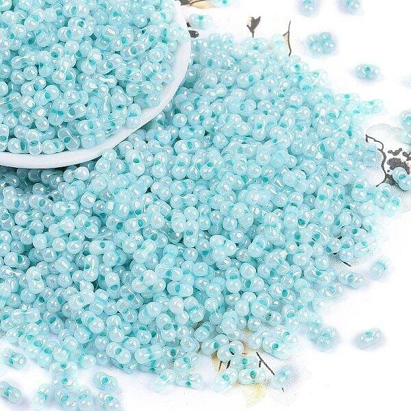 Opaque Colours Luster Glass Seed Beads