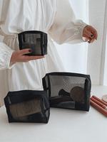 Women's Casual Makeup Bag Set, 3 Counts/set Mixed Size Portable Cosmetic Storage Bags, Zipper Makeup Organizer Pouch, Versati...