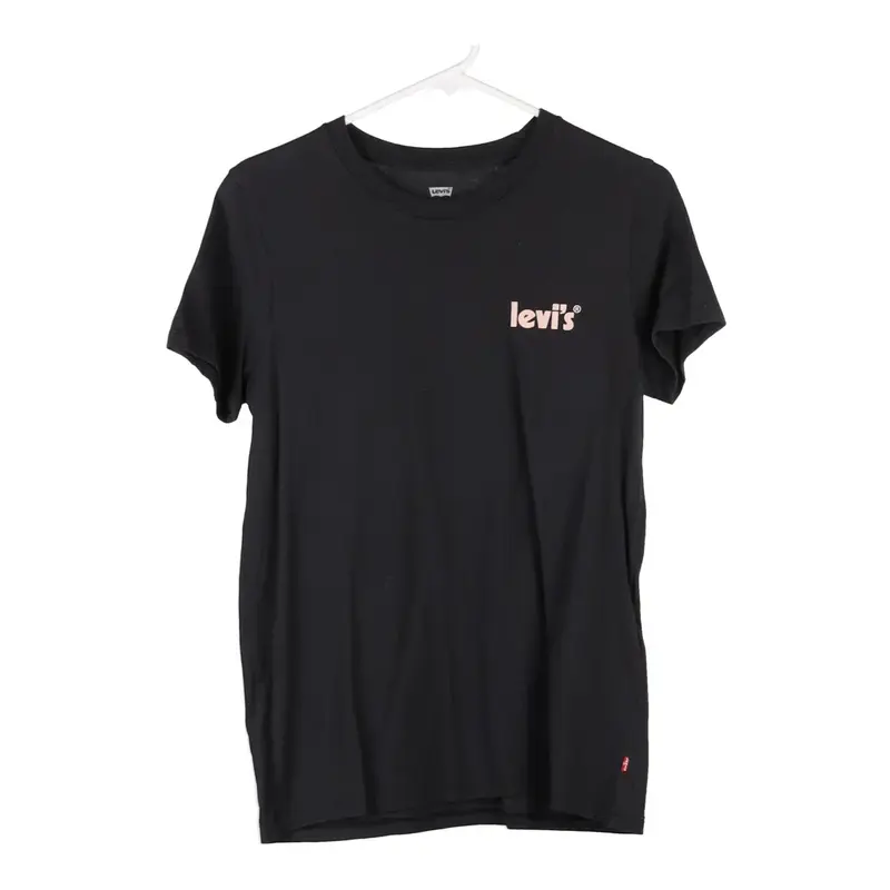 Levis T-Shirt - Small Black Cotton Blend