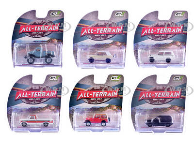 All Terrain Series 17, Set of 6 pieces 1/64 Diecast Model Cars by Greenlight