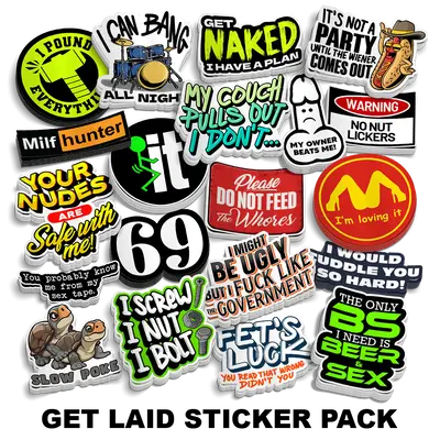 Get Laid Sticker Pack
