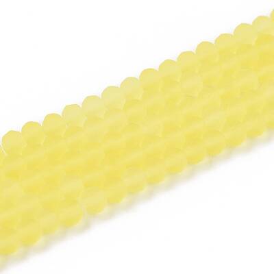 Transparent Glass Beads Strands