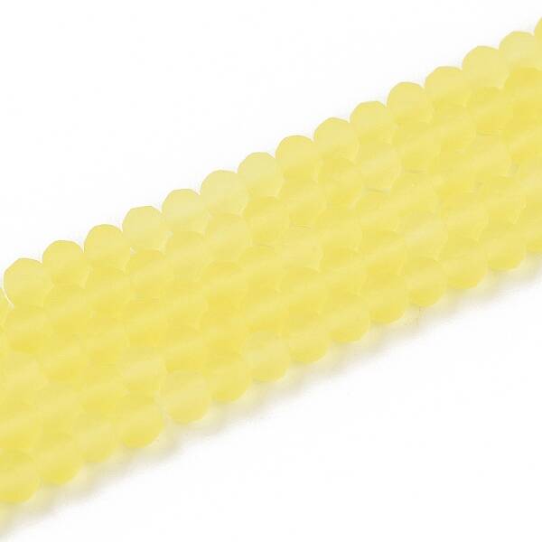 Transparent Glass Beads Strands