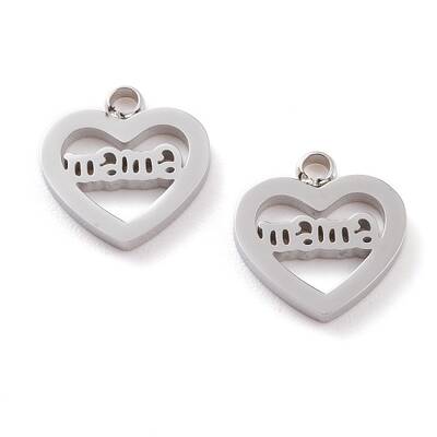 Non-Tarnish 304 Stainless Steel Charms