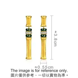 999 Gold  Diamond Earrings