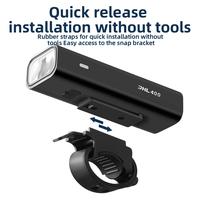 ROCKBROS Bike Lights USB Rechargeable IPX6 Waterproof Bike Headlight Easy Installation Bright Bike Front Light for Night Ridi...