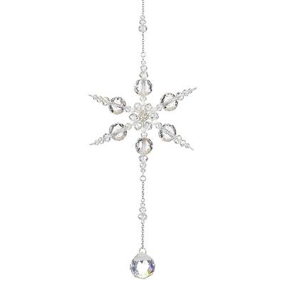 Glass Snowflake Pendant Decorations