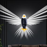 Sofbunny -Home Supplies - Home Decor - Magnetic Wall-Mounted Eagle Night Light with Remote Control, Battery Operated and Remo...