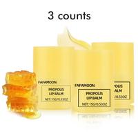 Honey Moisturizing Lip Balm, 3 Counts/set Deep Hydrating Lip Stick, Glossy Lip Glaze Stick, Plumping Lip Oil Lip Stick for Gi...
