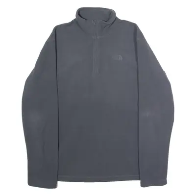 THE NORTH FACE Mens Fleece Grey 1/4 Zip M