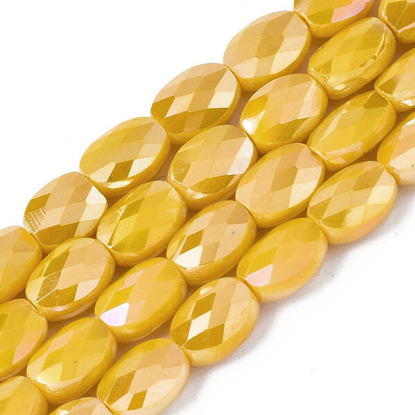 Electroplate Glass Beads Strands