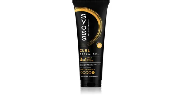 Syoss Control styling cream to define curly and wavy hair with gel texture 250 ml