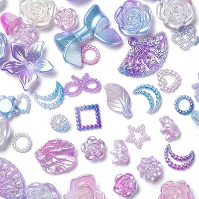 Gradient Color Opaque Resin Beads