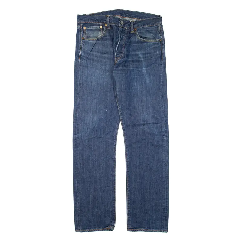 LEVI'S 501 Jeans Mens Blue Regular Straight W32 L32